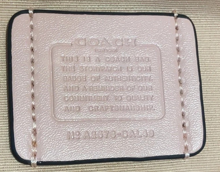 COACH City Tote Signature Canvas Powder Pink CAL49 NEW