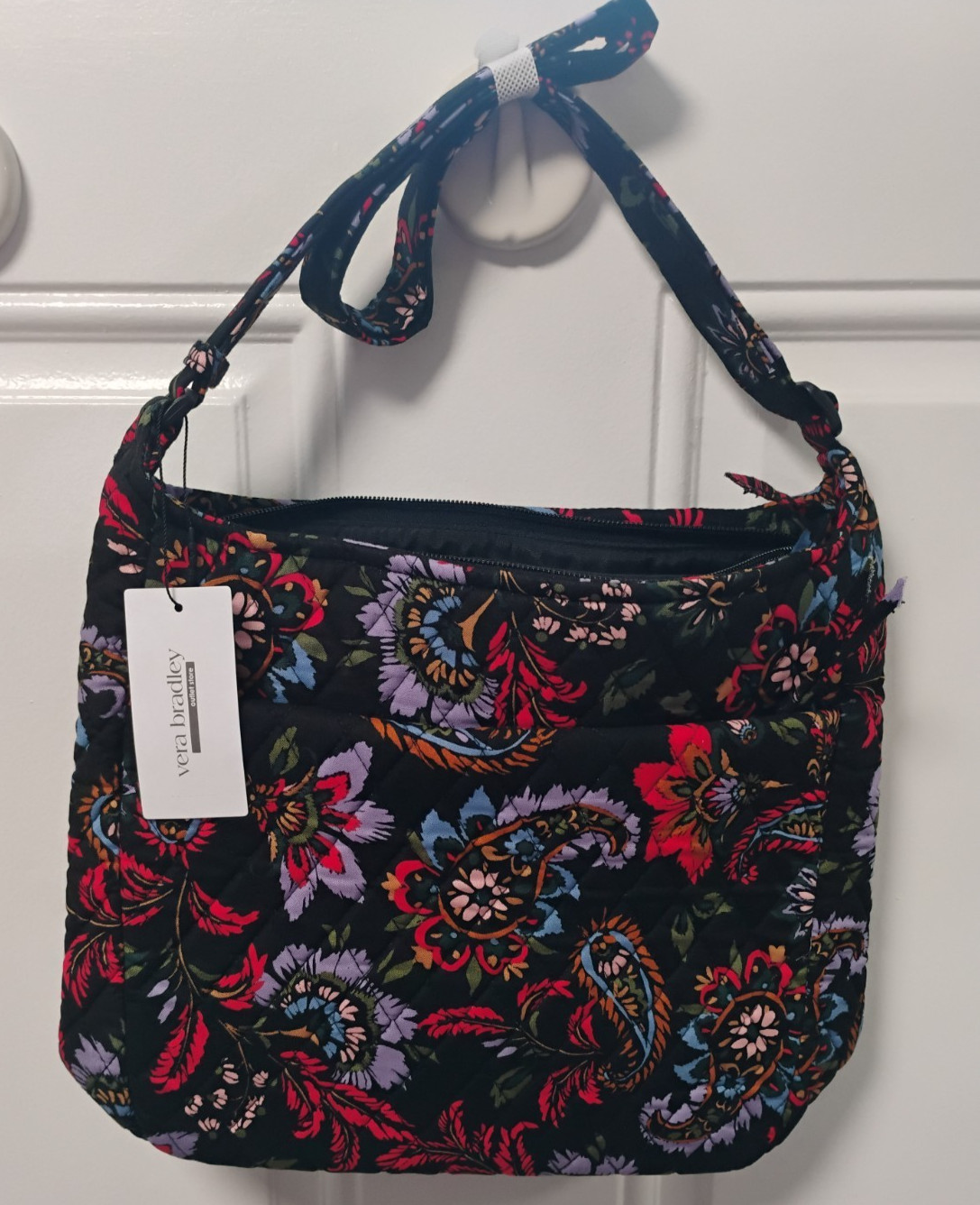 Vera Bradley Essential XL Crossbody Venetian Paisley Quilted Cotton NWT