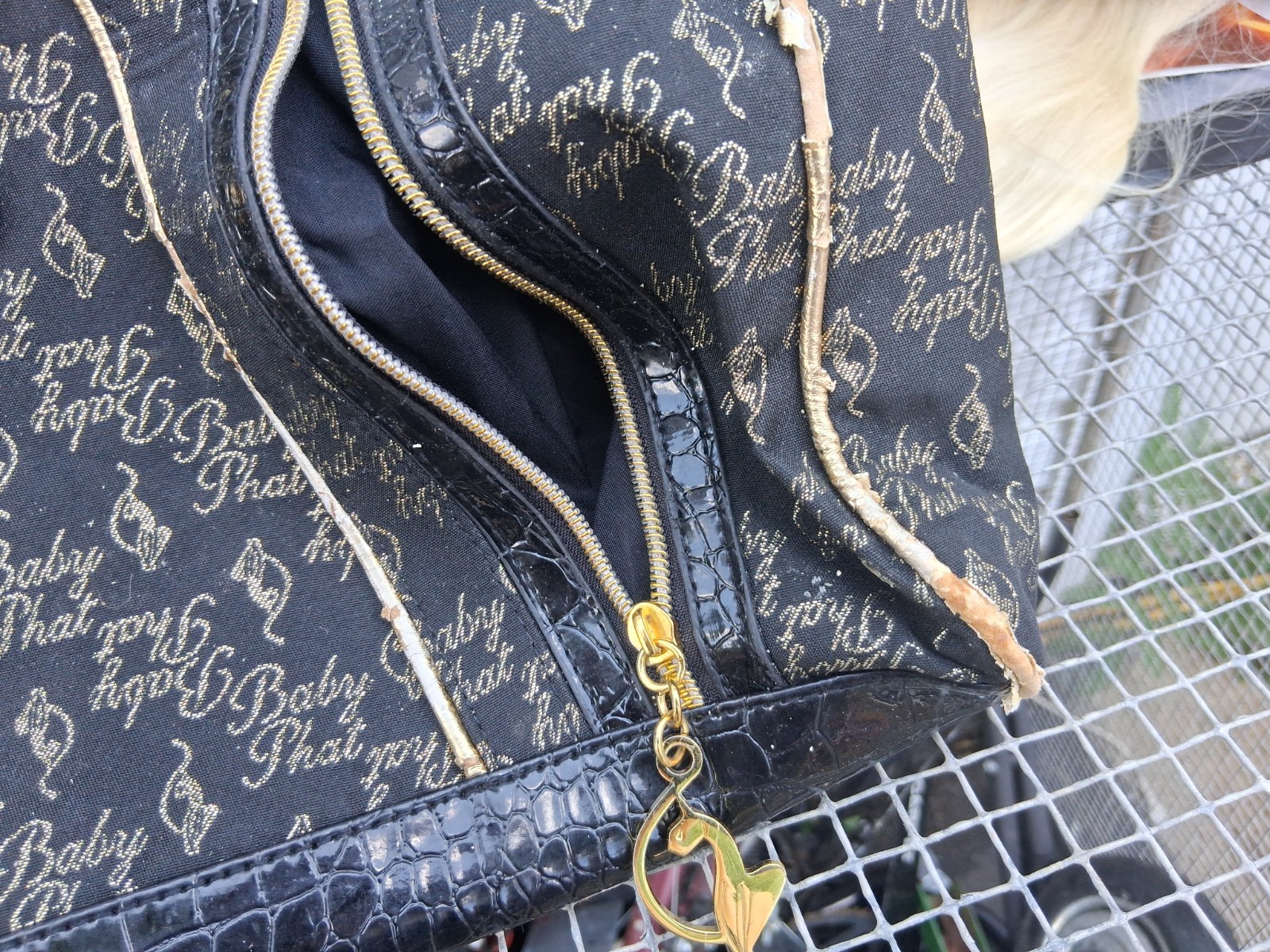 vintage Baby Phat Monogram Tote Purse