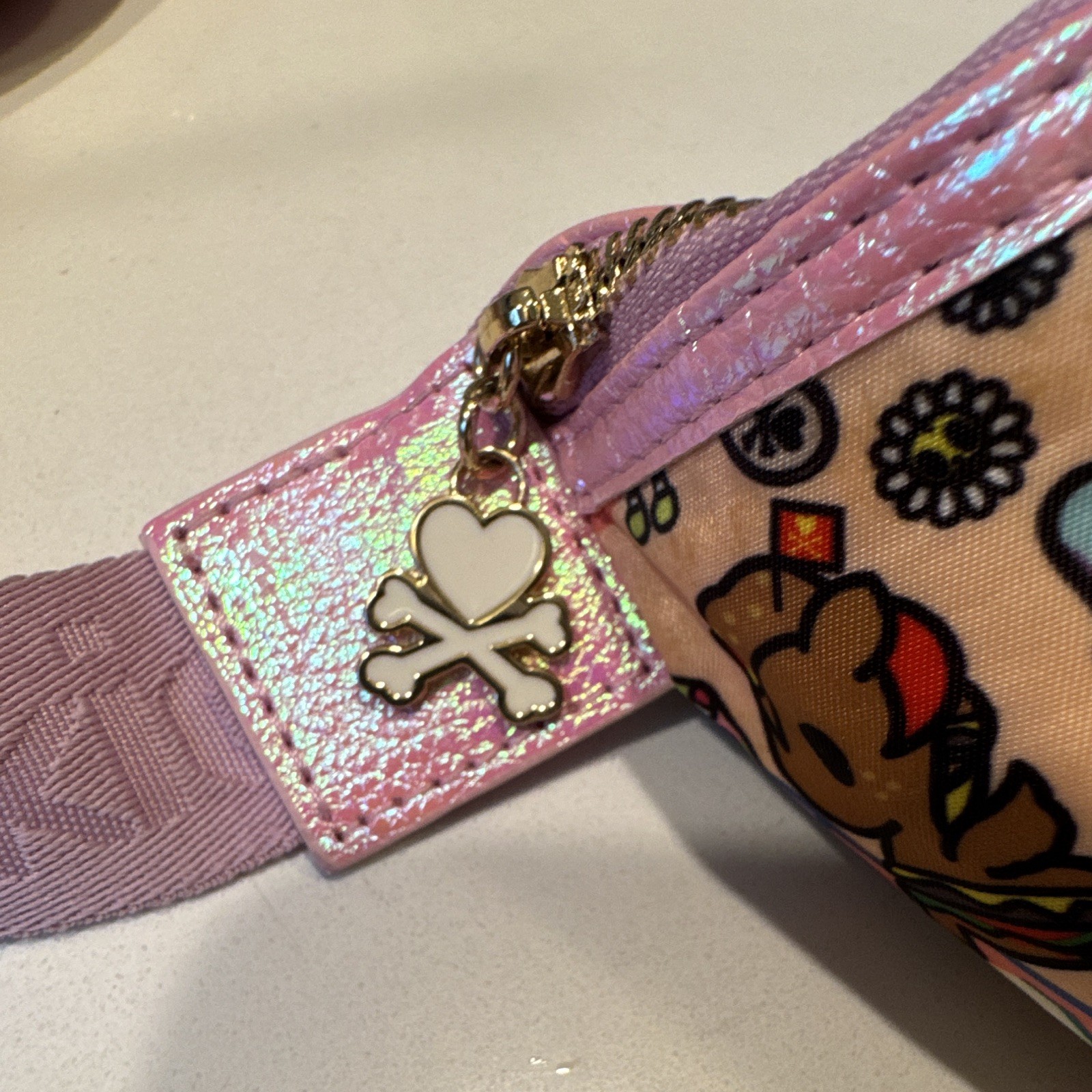 tokidoki Multicolor Hollywood/Pride Print Fanny Pack—extremely rare!