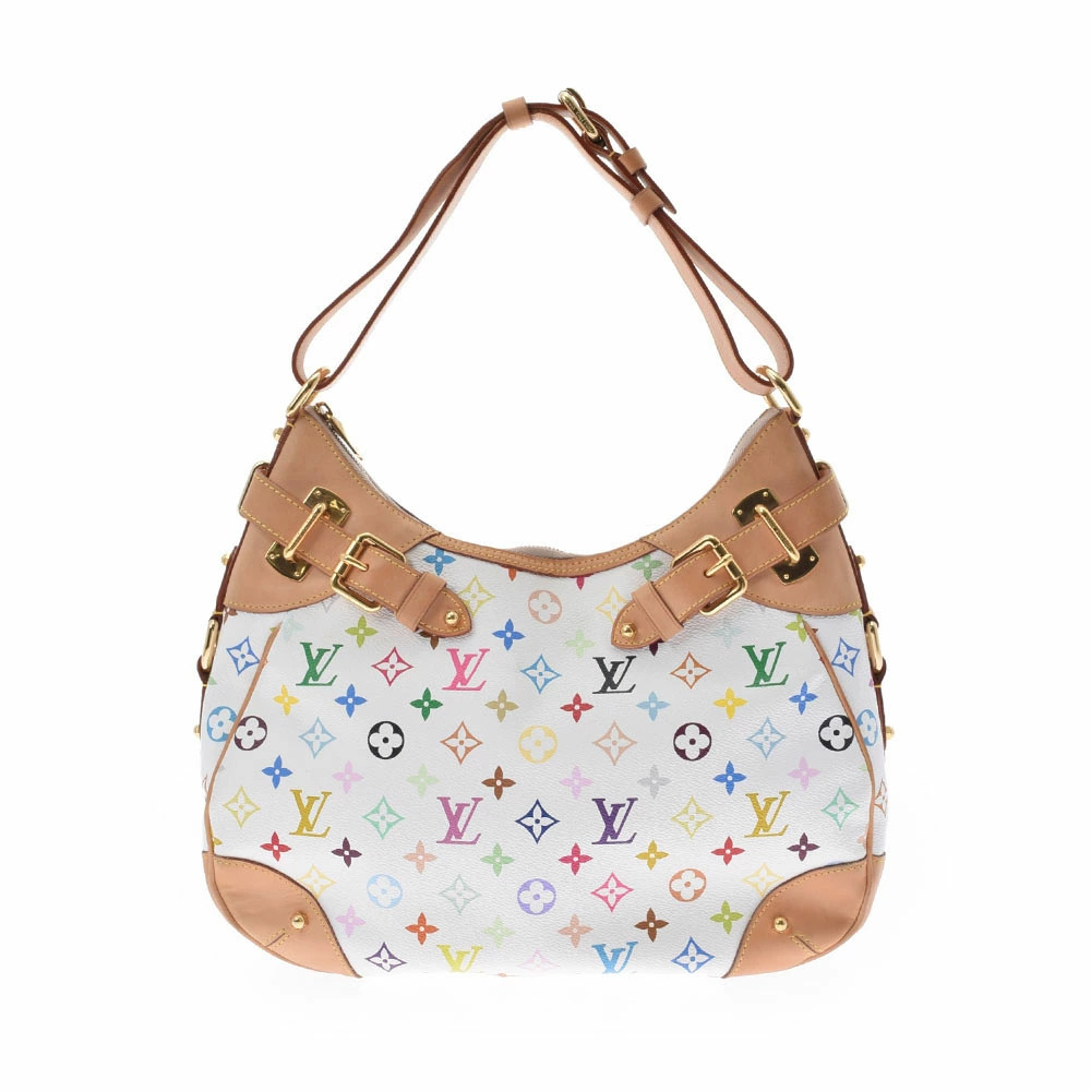LOUIS VUITTON Multicolor Greta White Shoulder Bag