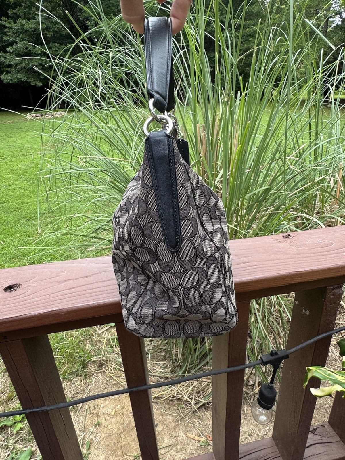 Coach Jacquard Celeste Convertible Hobo Bag F58284