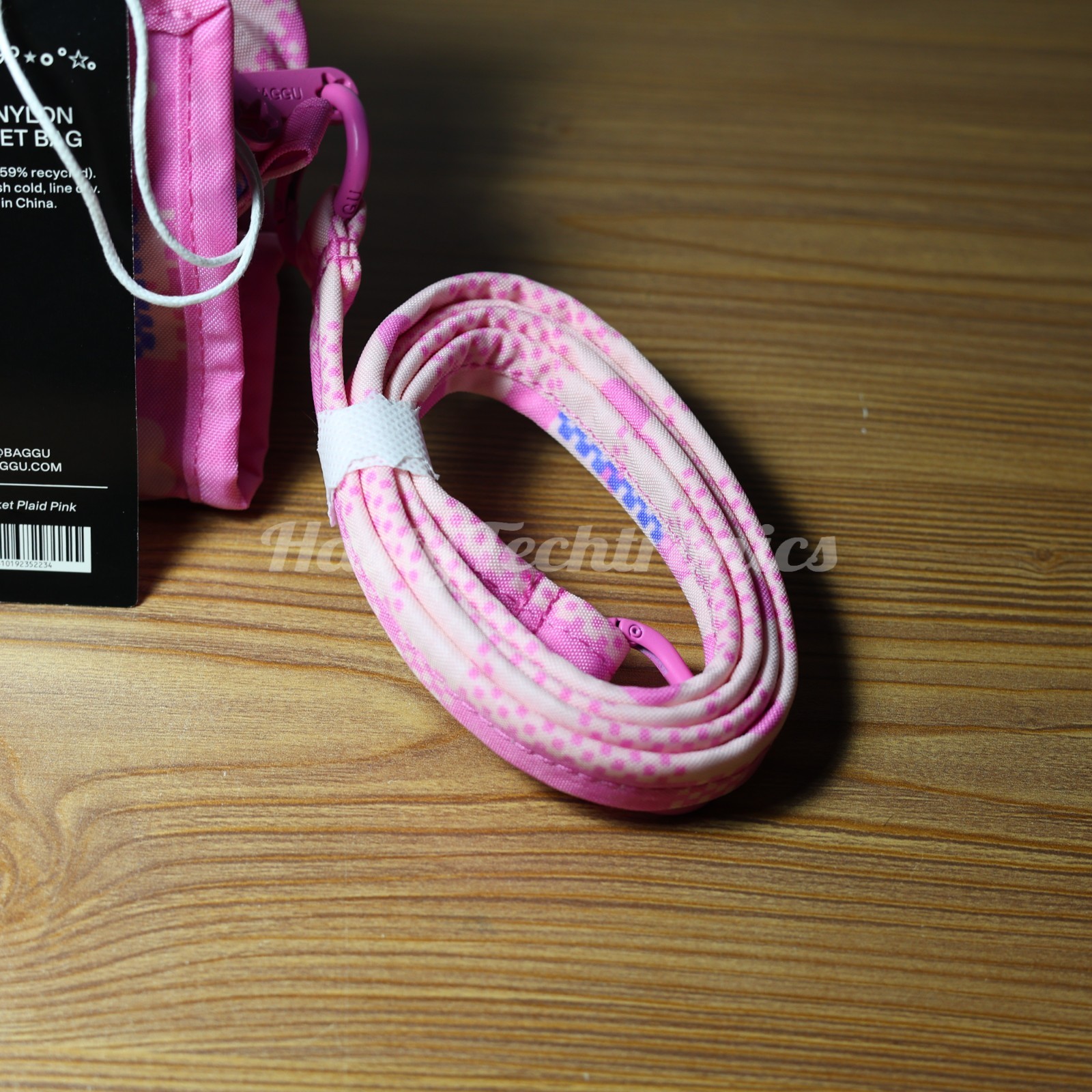 Sandy Liang x BAGGU Mini Nylon Market Bag in Market Plaid Pink – New In-hand!