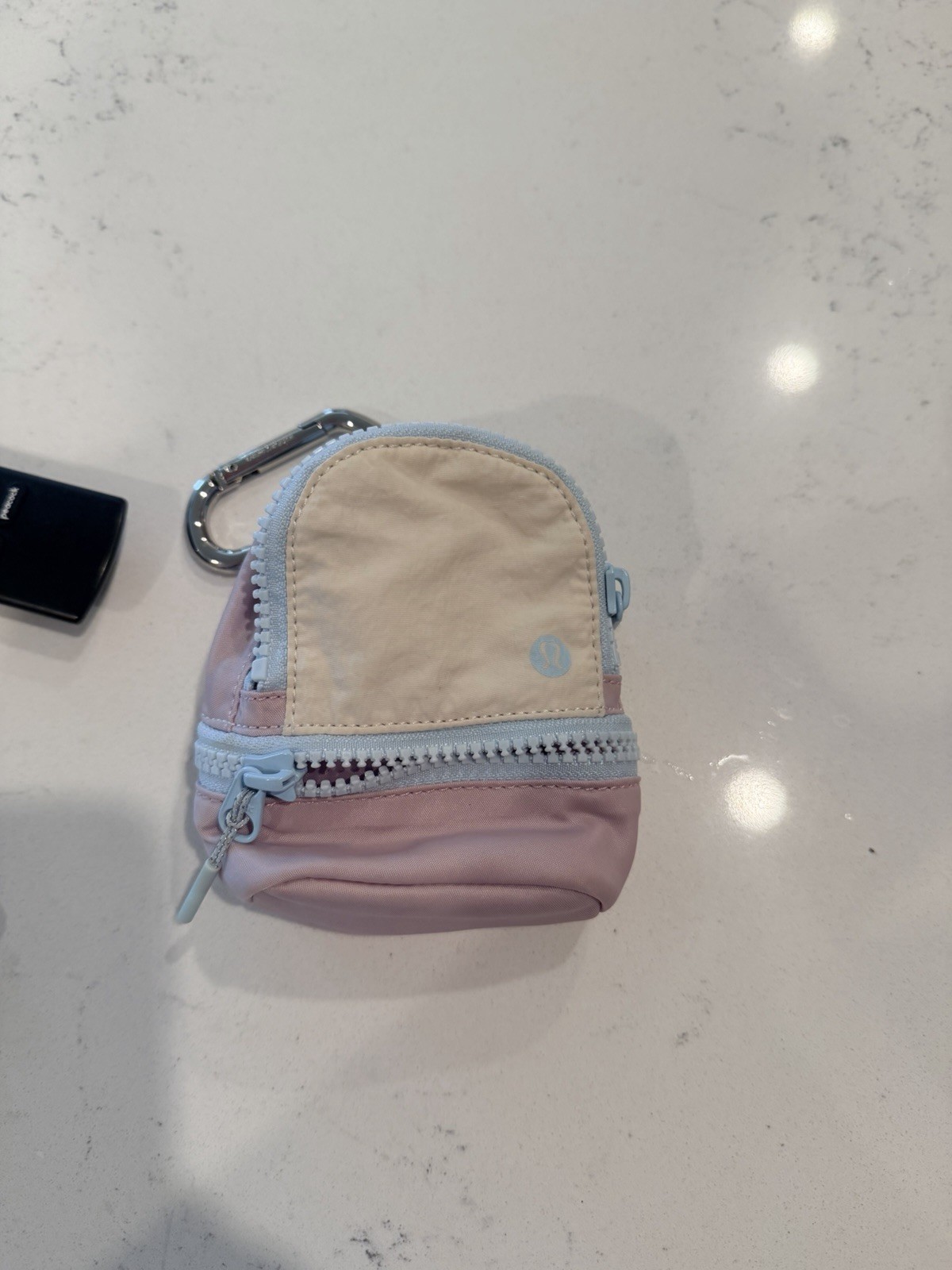 Lululemon Nano Pouch Pink with Clip