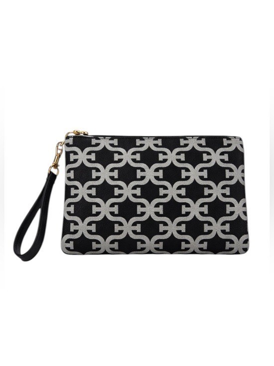 NWT Sam Edelman Heritage Signature Multi Crossbody Bag Black Logo Pouch
