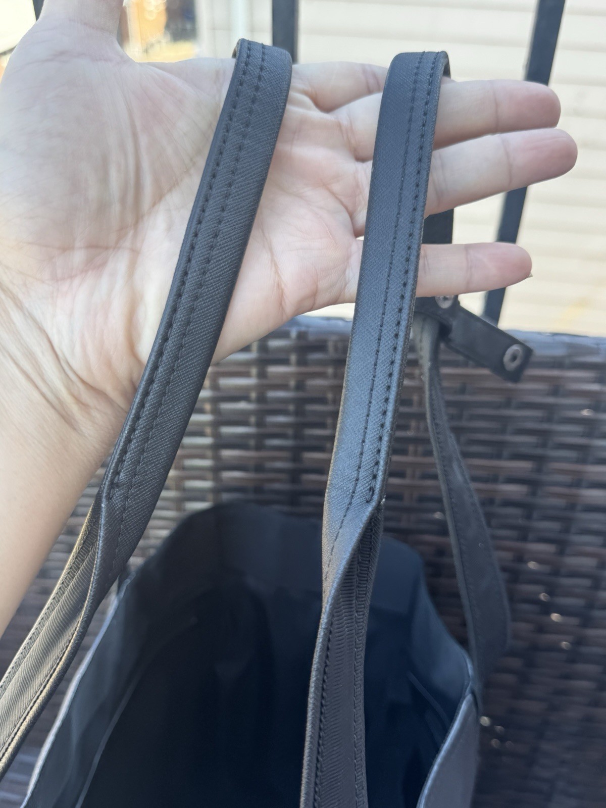 Lululemon Athletica All Day Tote Bag Black Go Wild Purse Womens Handbag