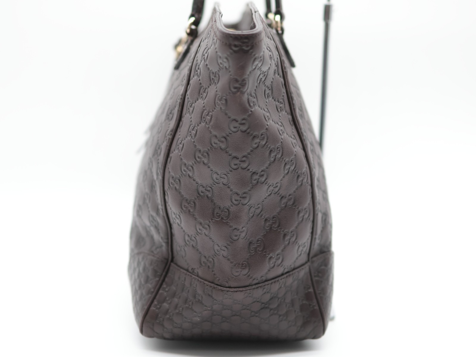GUCCI Tote Bag Guccissima Leather Authentic