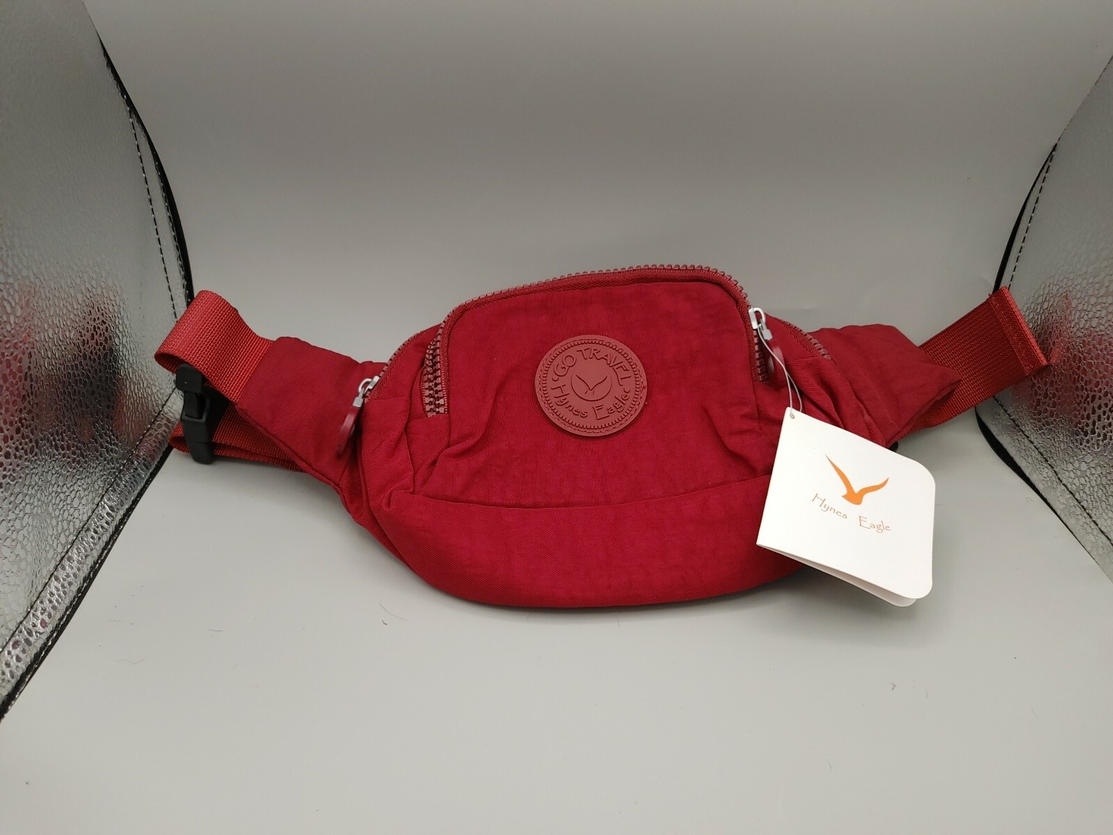 Hynes Eagle Go Travel Maroon Fanny Crossbody Pack