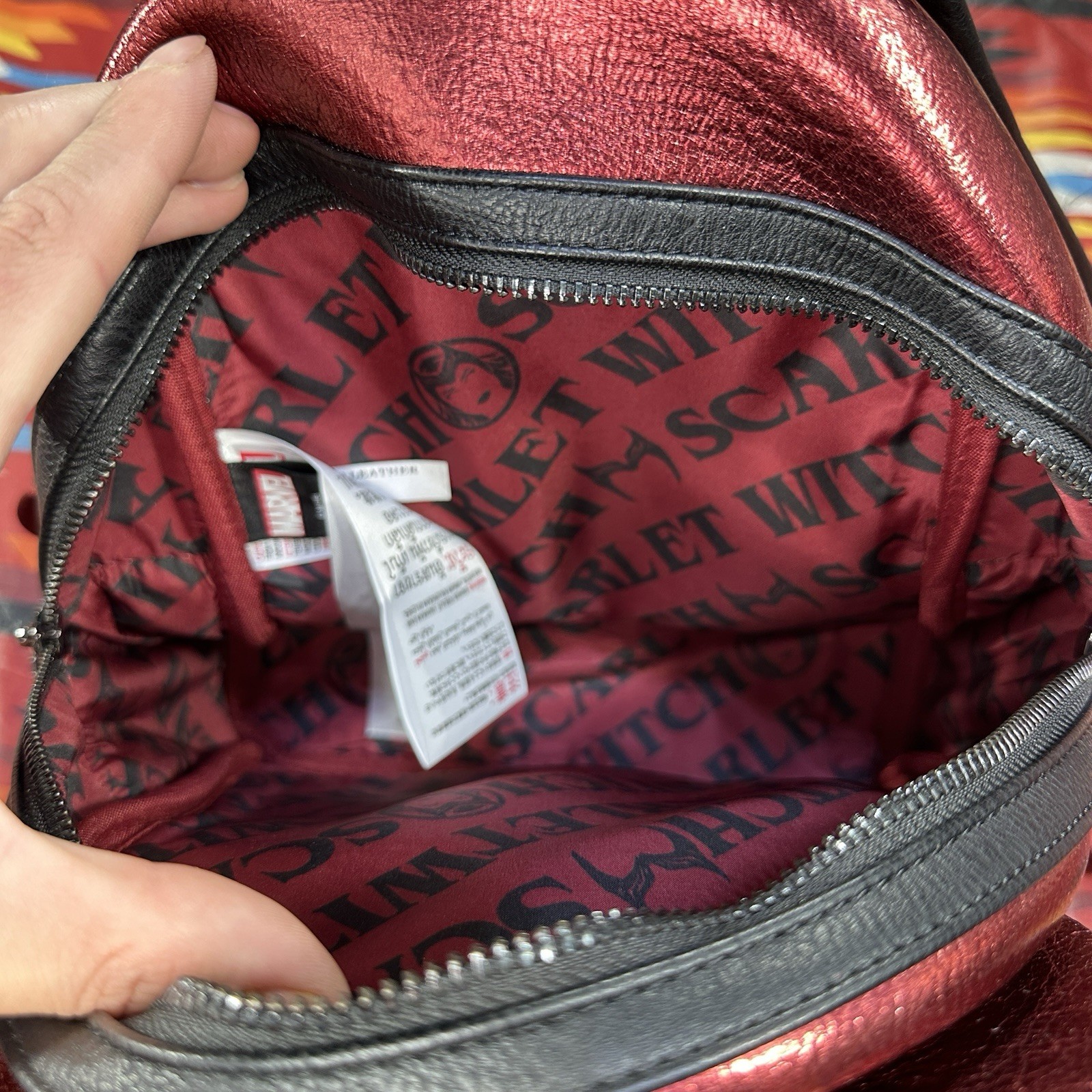 Loungefly Marvel Wanda Scarlet Witch Red Mini Backpack Disney Parks Adult