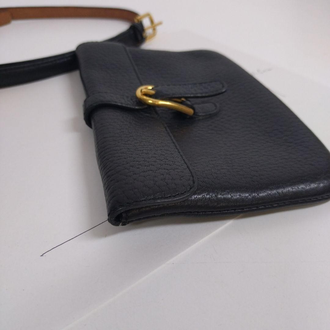 Delvaux Leather Waist Bag Crossbody Micro Pouch Used Authentic