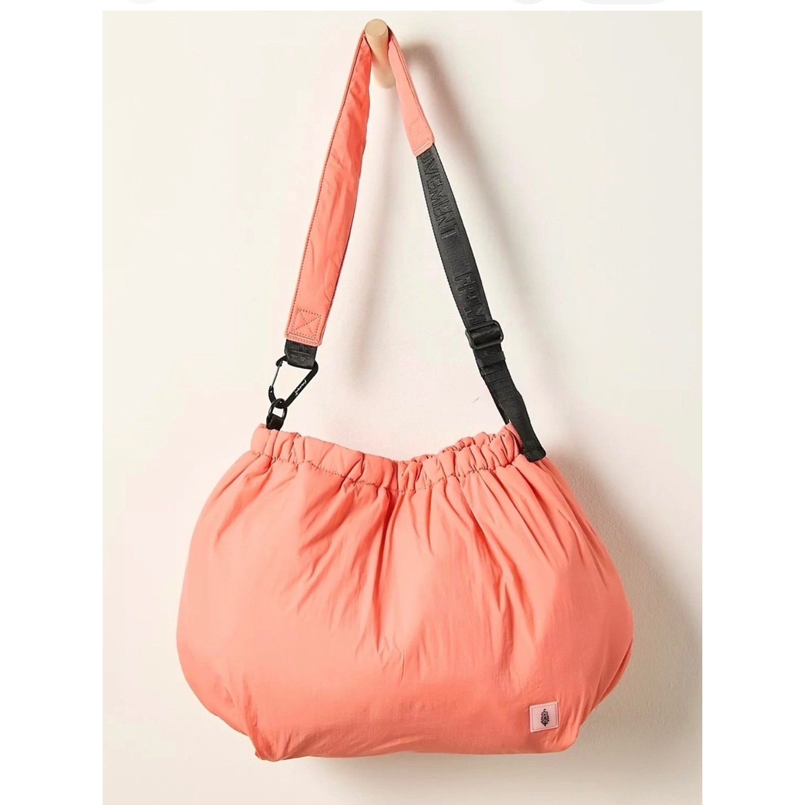 FP Movement by Free People Rest Day Carryall Bag Flame New Orange Red quilted