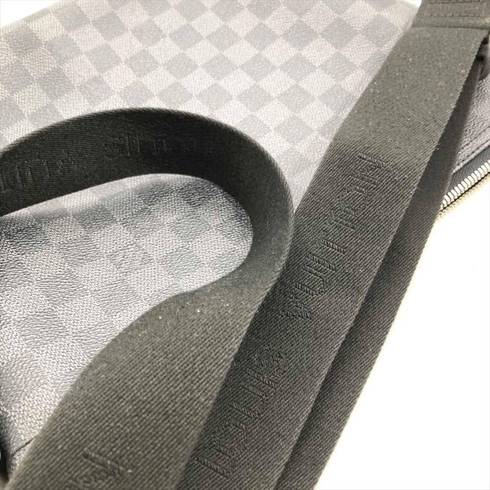 Louis Vuitton Mick PM Shoulder Bag, Damier Graphite, N40003, Black… GZl1k260