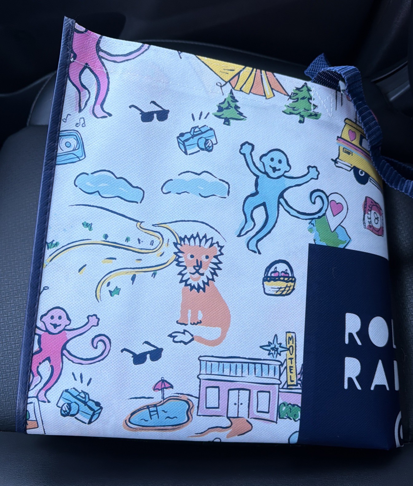 Roller Rabbit x Target Exclusive Shopping Bag IN HAND