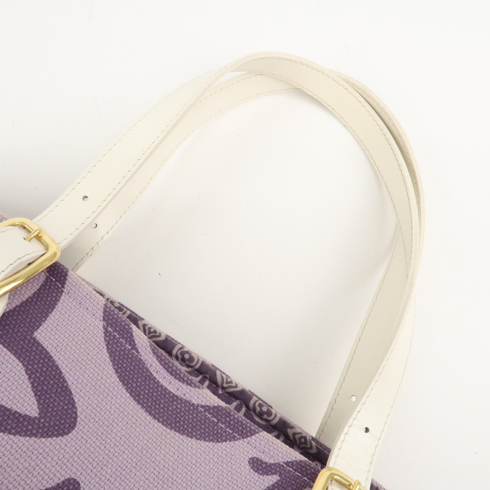 Louis Vuitton Cruise Line Tahitienne PM Tote Bag Lilas M95680 Auth Used