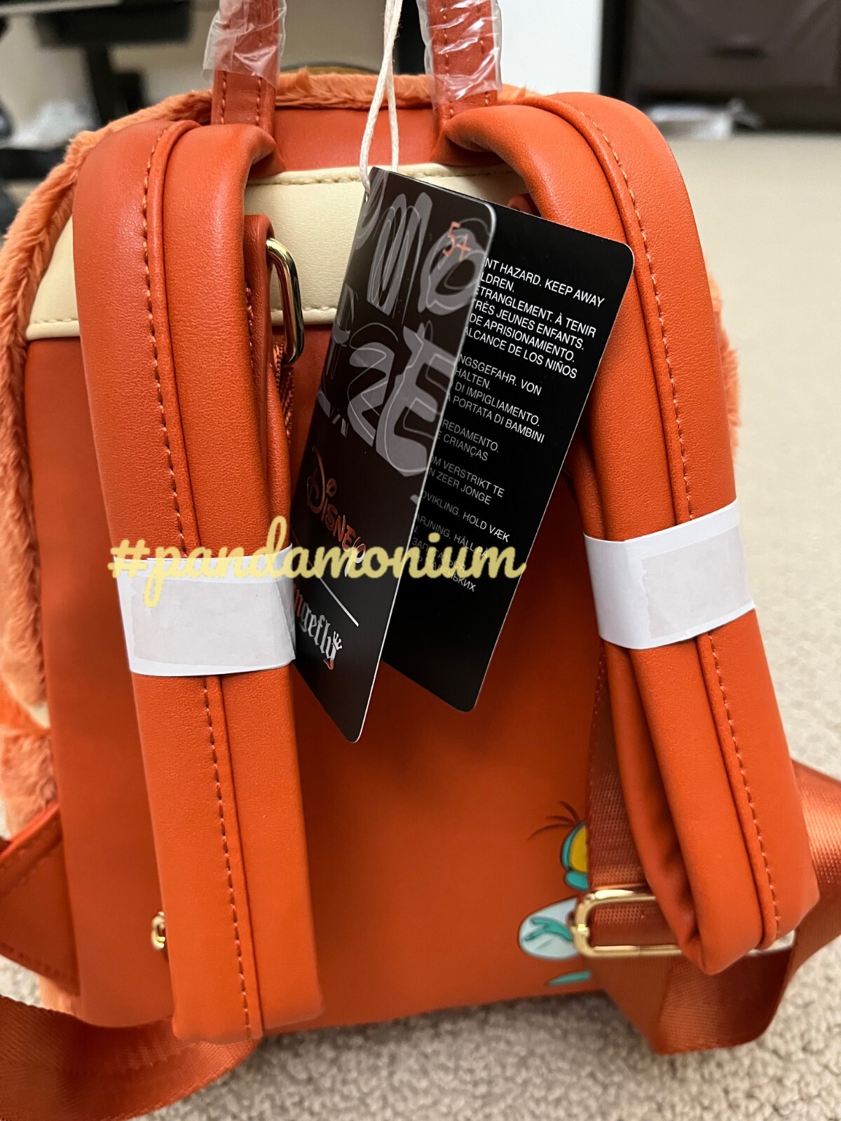 Loungefly Chip and Dale Furry Mini Backpack