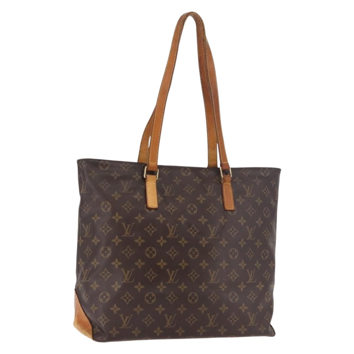 LOUIS VUITTON Monogram Cabas Mezzo Tote Bag M51151 LV Auth 183867