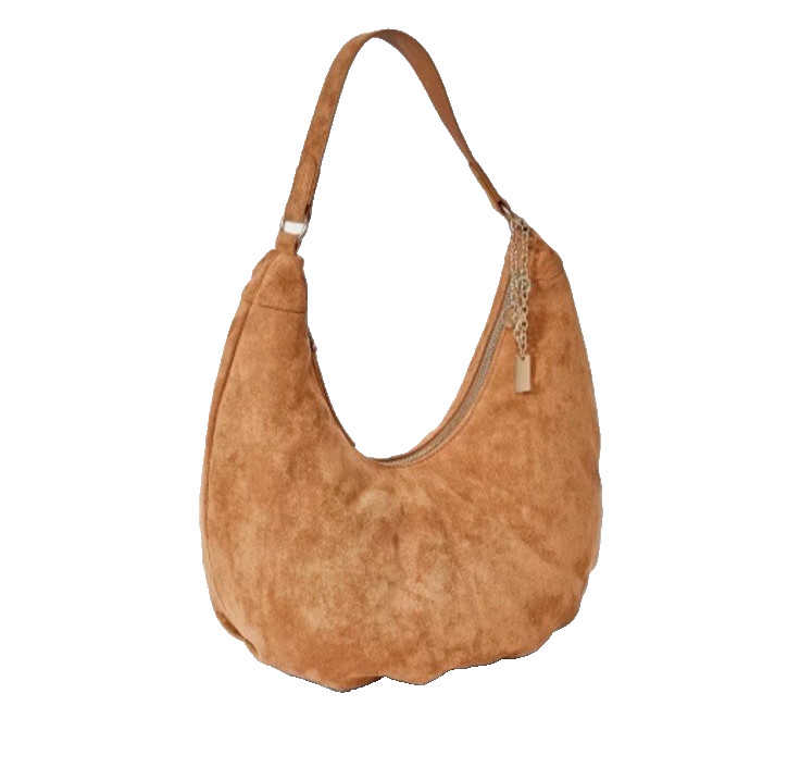Universal Thread Oversized Crescent Shoulder Bag Brown