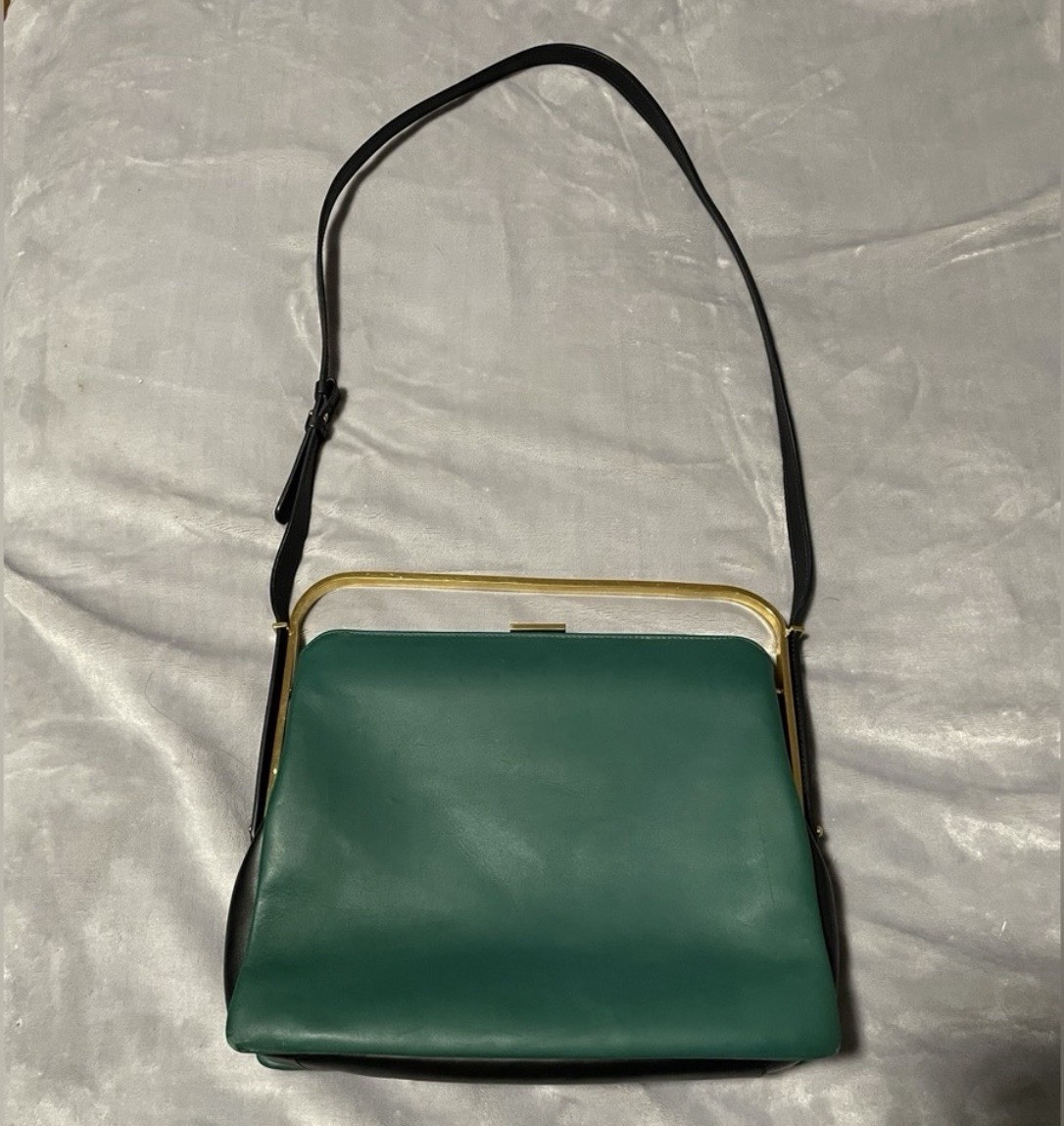 Marni Italian Leather Trunk crossbody handbag
