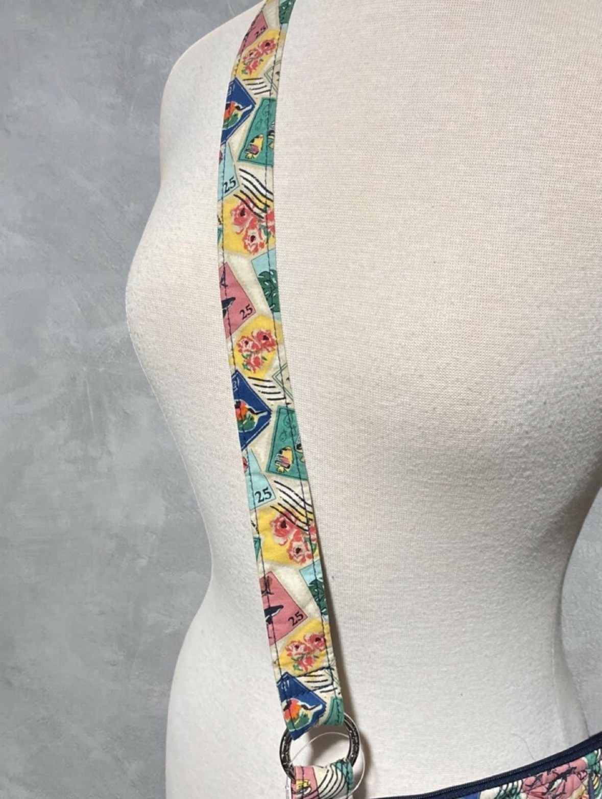 Vera Bradley Crossbody Bag Postage Cuban Stamp Quilted Boho Summer Vacation