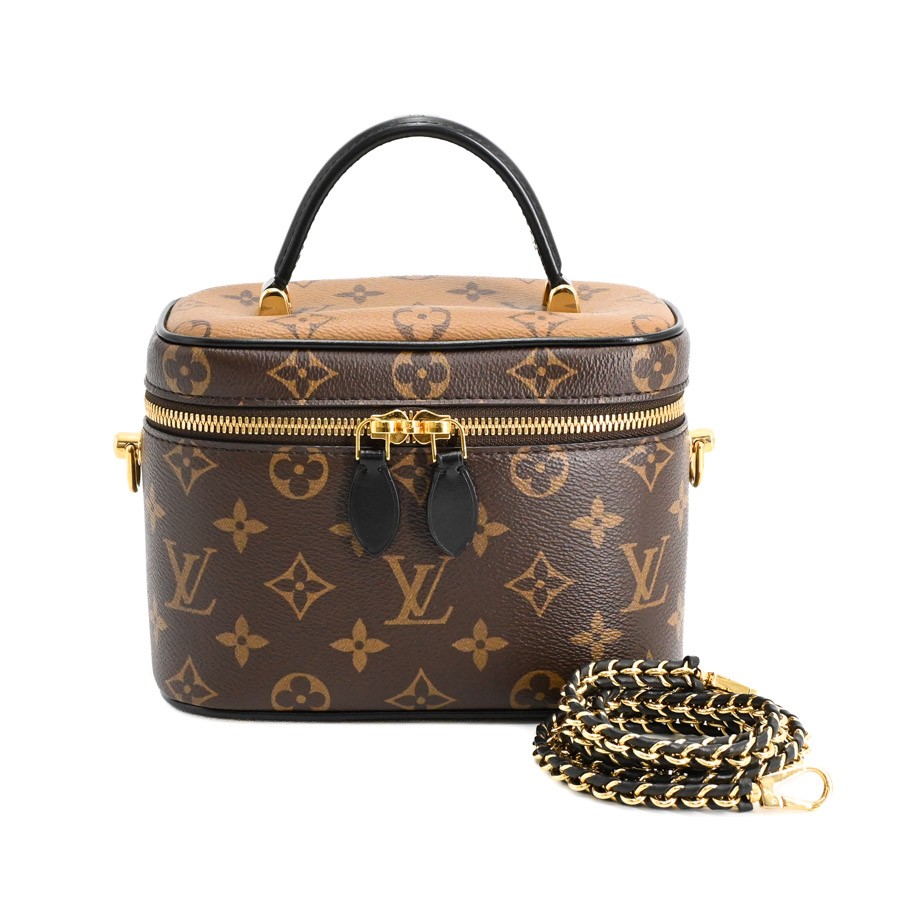 LOUIS VUITTON Vanity NVPM M45165 HANDBAG Brown Women