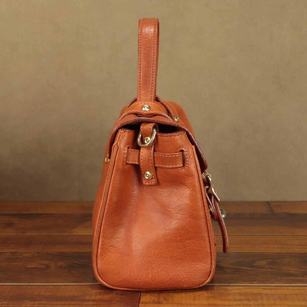 Genuine Leather Purse and Handbag for Women Retro Leather Crossbody Shoulder Bag