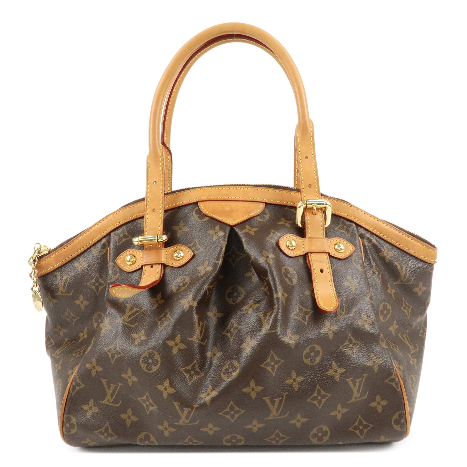 Louis Vuitton Monogram Tivoli GM Shoulder Bag Brown M40144 Auth Used