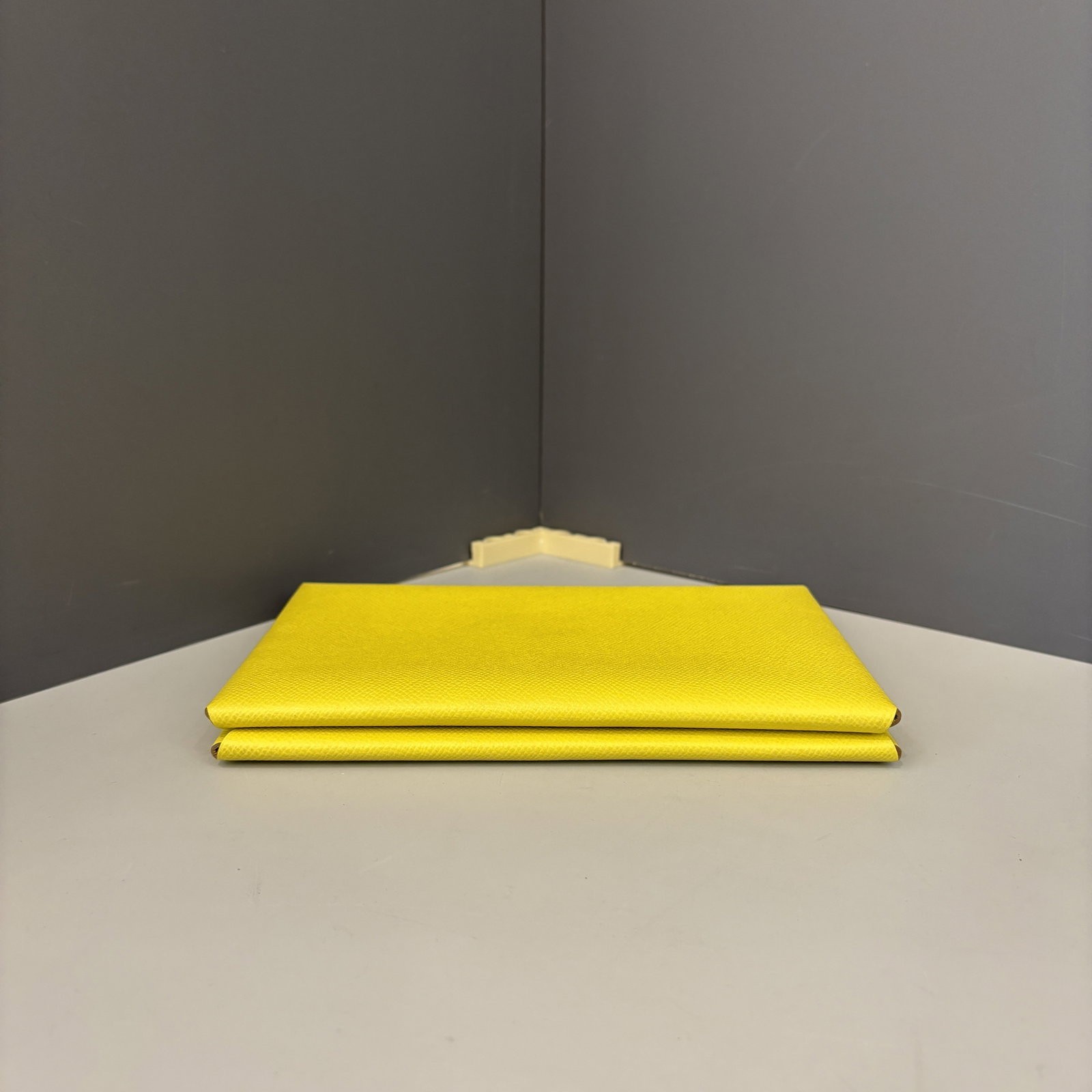 Hermes Calvi Pouch Mm 55 Rough H 9r Lime Epsom (ac031926b2)
