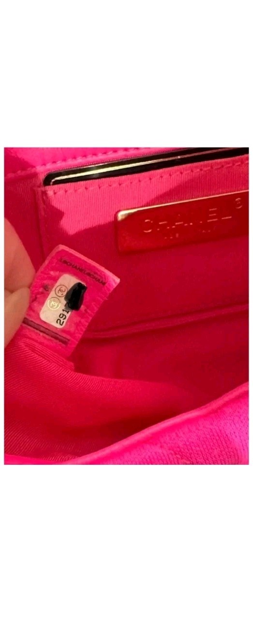Chanel 19 Waist Belt Bag Neon Pink Jersey