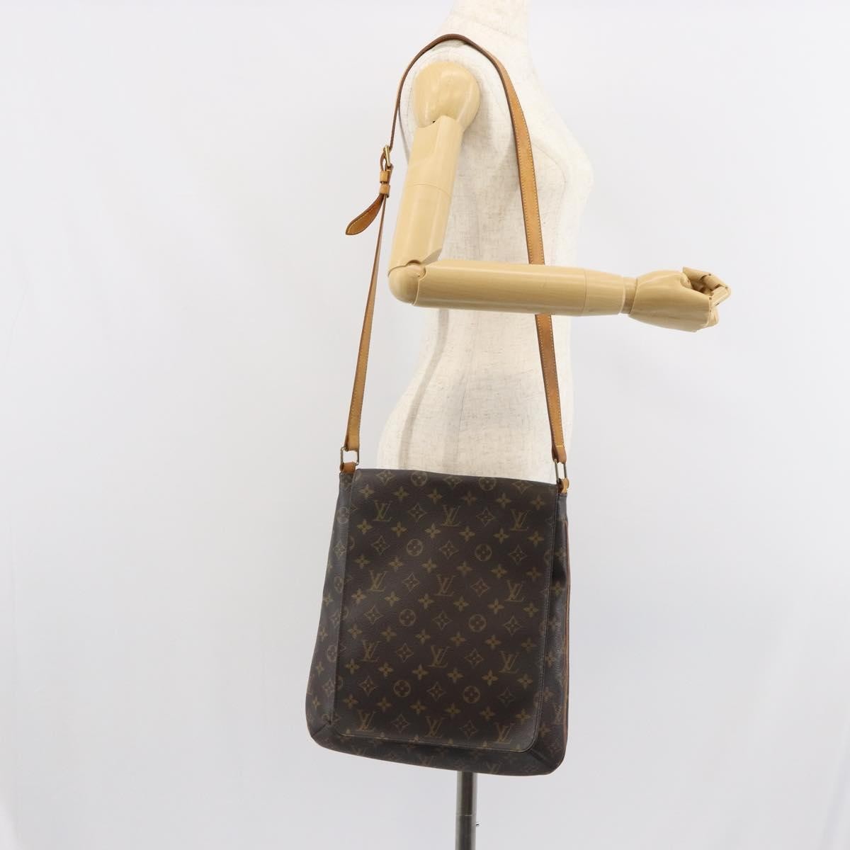 LOUIS VUITTON Monogram Musette Tango Long Strap Shoulder Bag M51388 Auth 161920