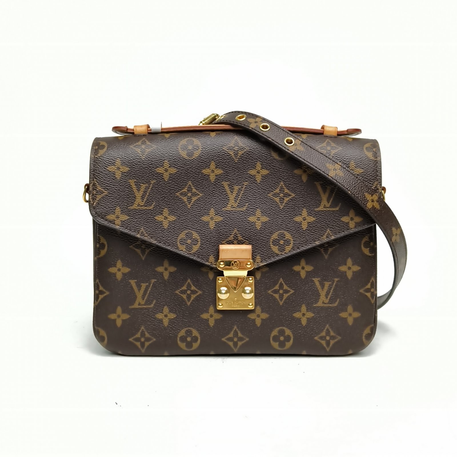 LOUIS VUITTON Pochette Metis Monogram PVC Shoulder Bag