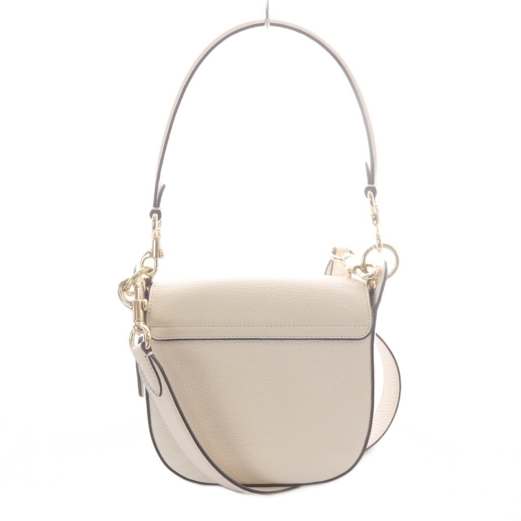 COACH Shoulder bag 2WAY Leather Beige C5685 Authentic From Japan