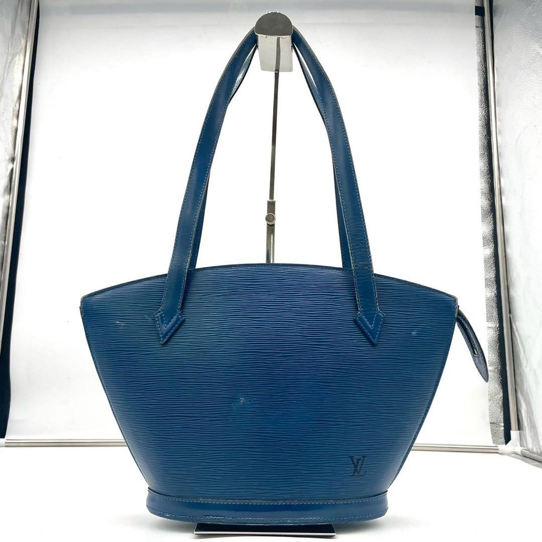 Louis Vuitton Saint Jacques Blue Epi Leather Tote Bag – Great Condition – Auth