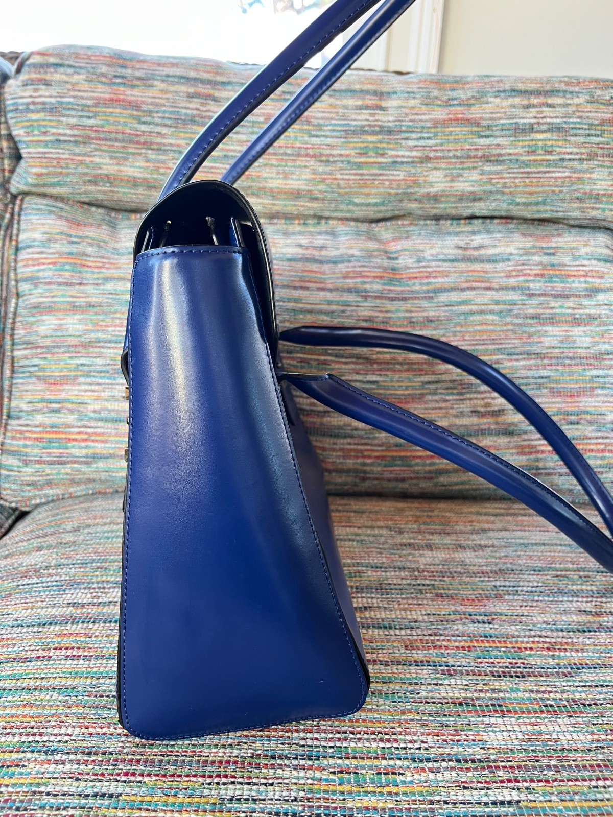 Beautiful Blue Large Charles Jourdan handbag