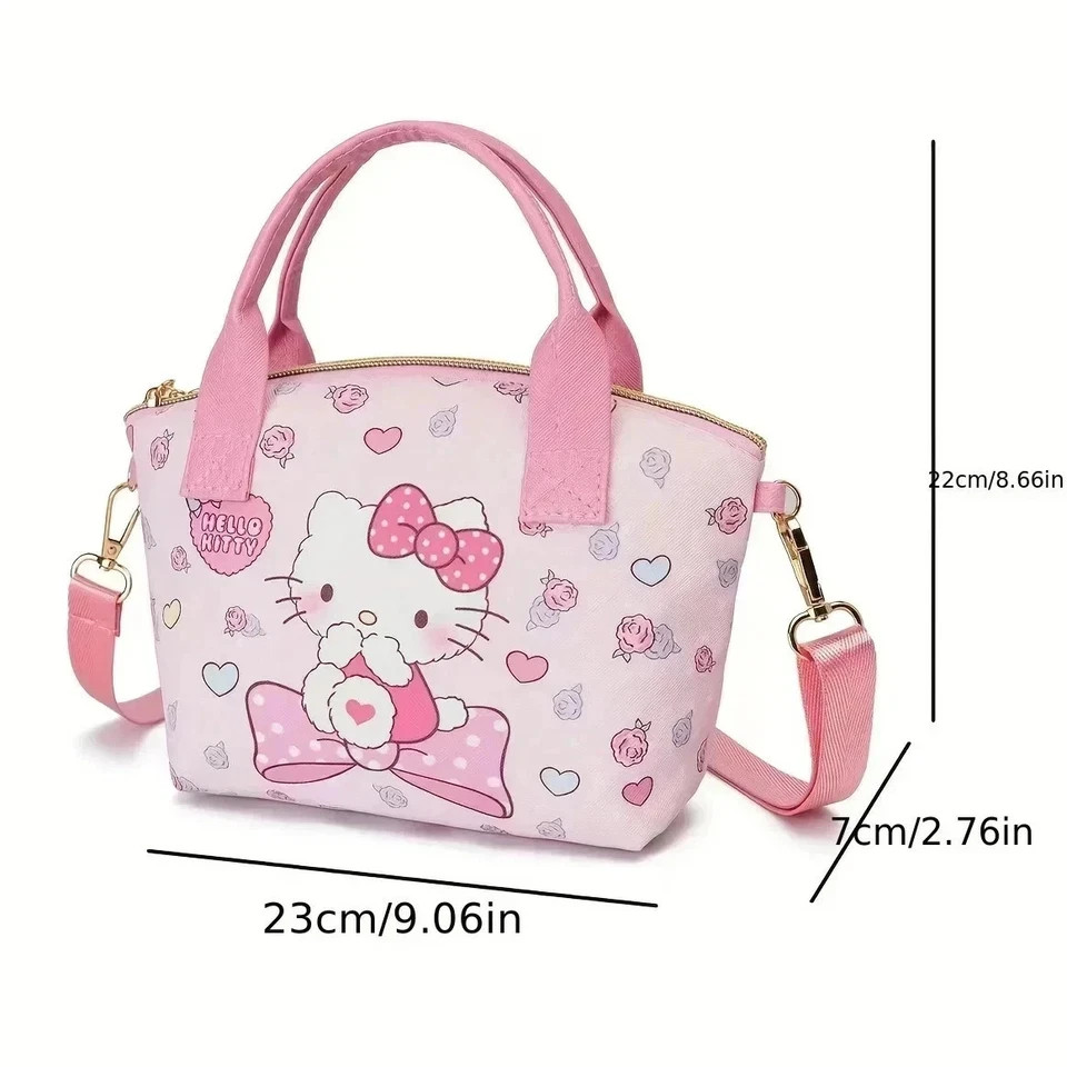 Sanrio Hello Kitty Cinnamoroll Kuromi My Melody Tote Shoulder Bag pink ketty bag