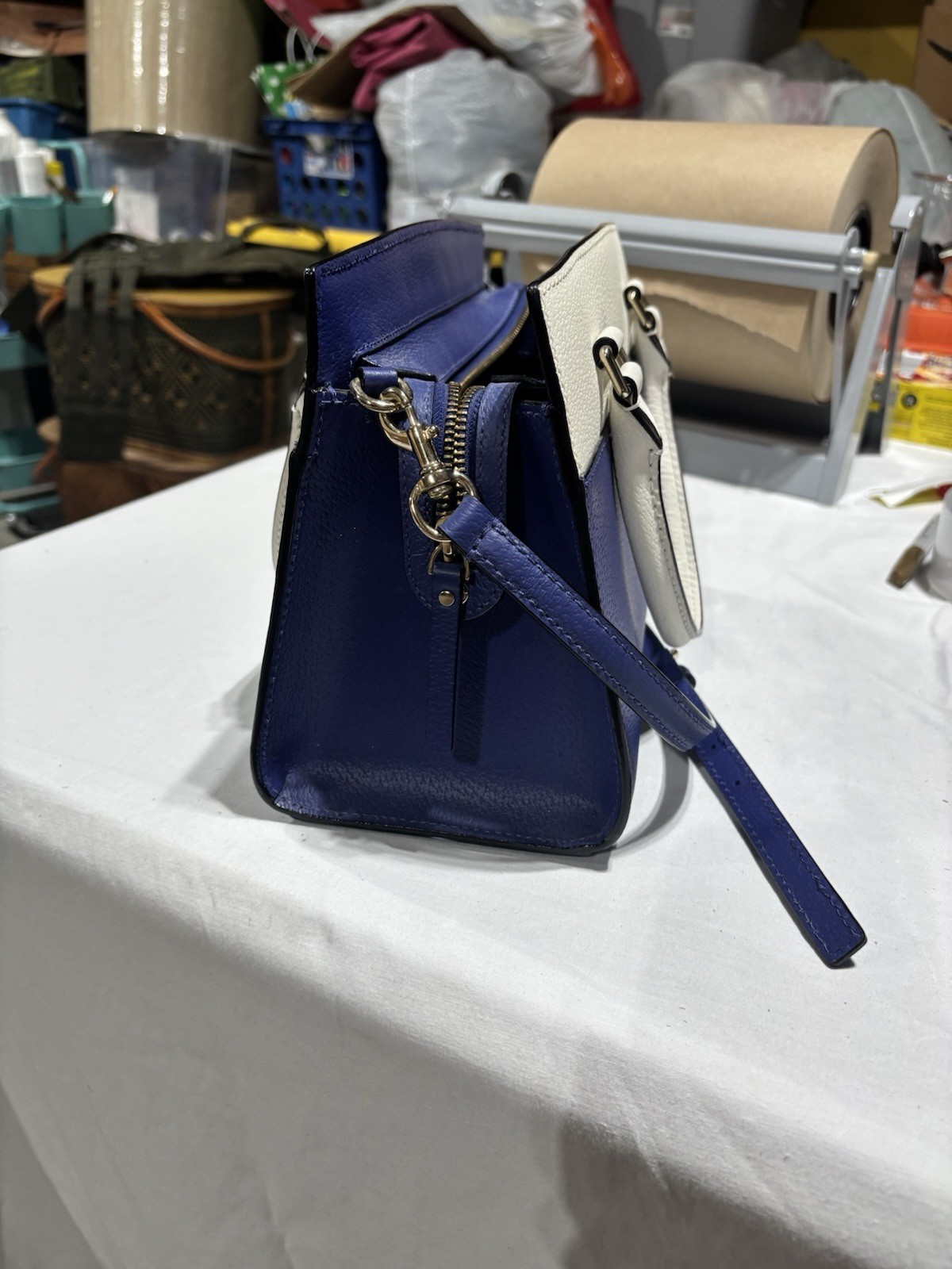 Kate Spade Grove Street Small Caley Leather Satchel – Aslhbl/Cmt