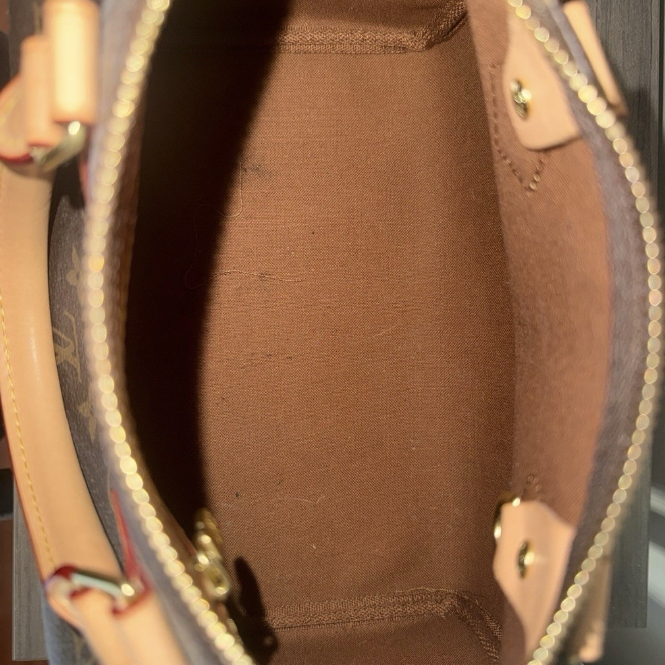 Louis Vuitton Monogram Speedy 25 Zip Satchel Handbag