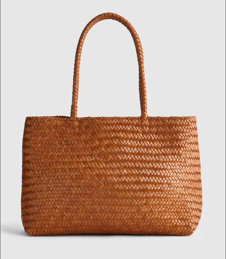 Madewell The Signature Woven Tote Leather Handbag