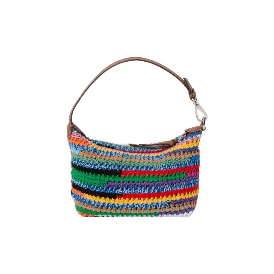 MIU MIU Embroidery Engraved Logo Underarm Bag Handbag Women’s 5.5×7.2×4 in
