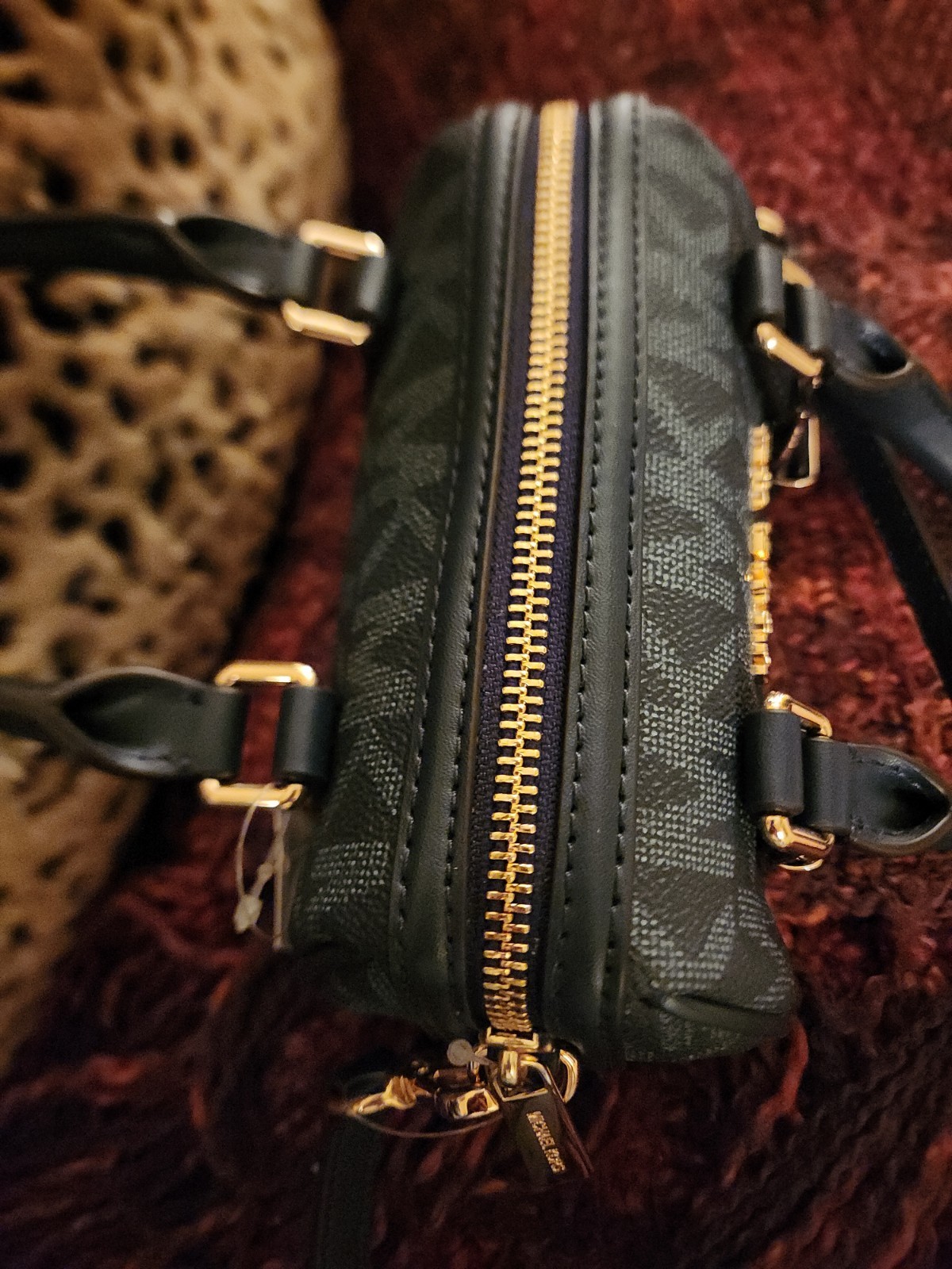 Michael Kors Bedford Legacy Satchel Admiral Barrel Bag Mini Xbody $325 NWT Rare!