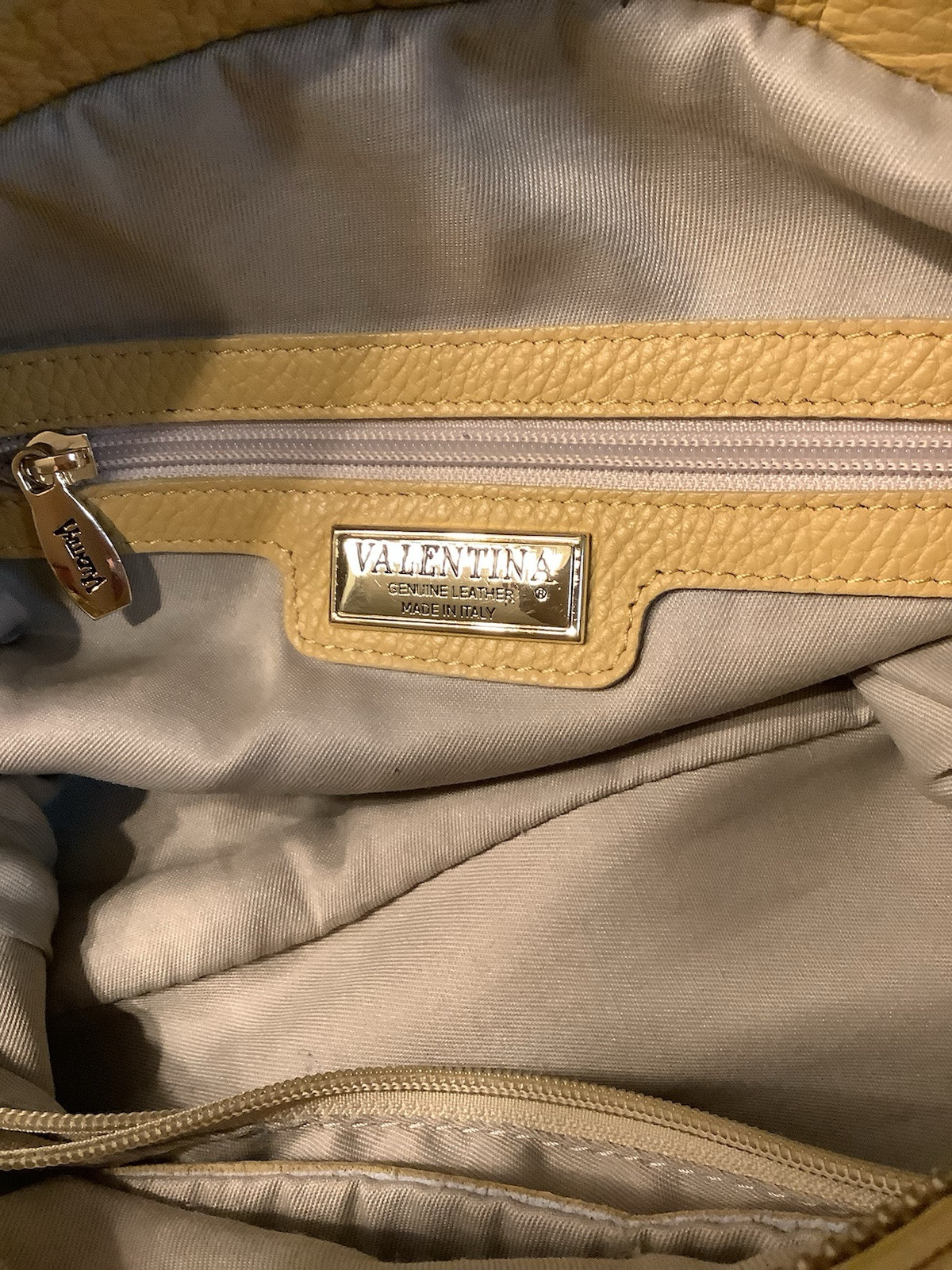 Valentina Hand Or Shoulder Bag Yellow