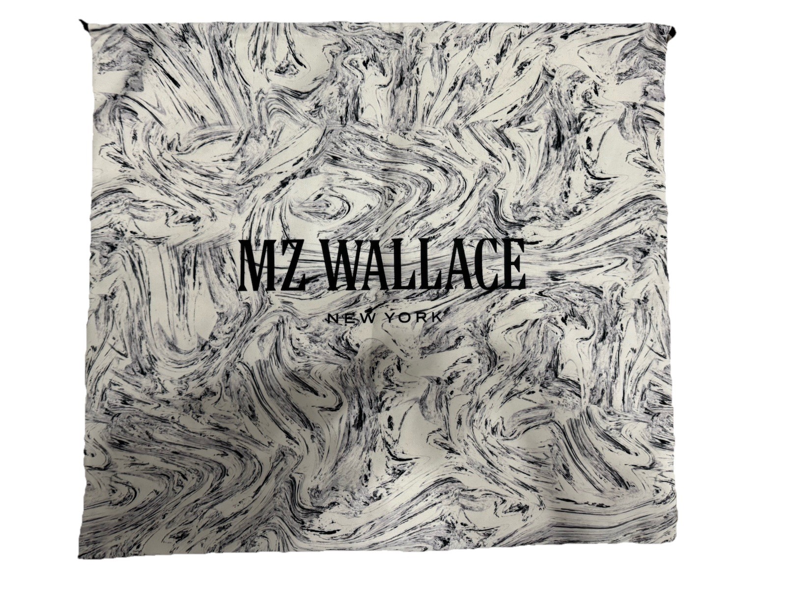MZ Wallace New York Blue/White Purse Dust Bag Drawstring LARGE 26″ X 24″ Marble
