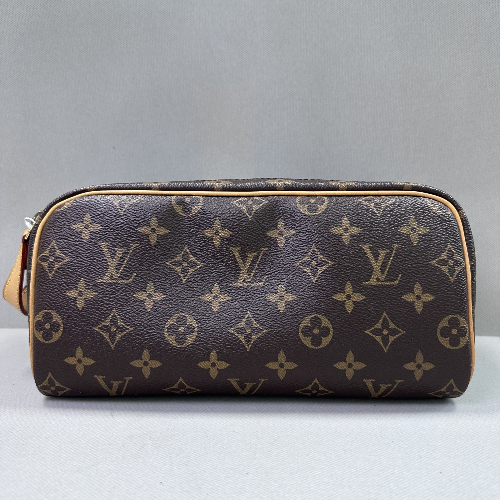 Louis Vuitton Dopp Kit Monogram Canvas Brown Pre-Owned Travel Toiletry Bag