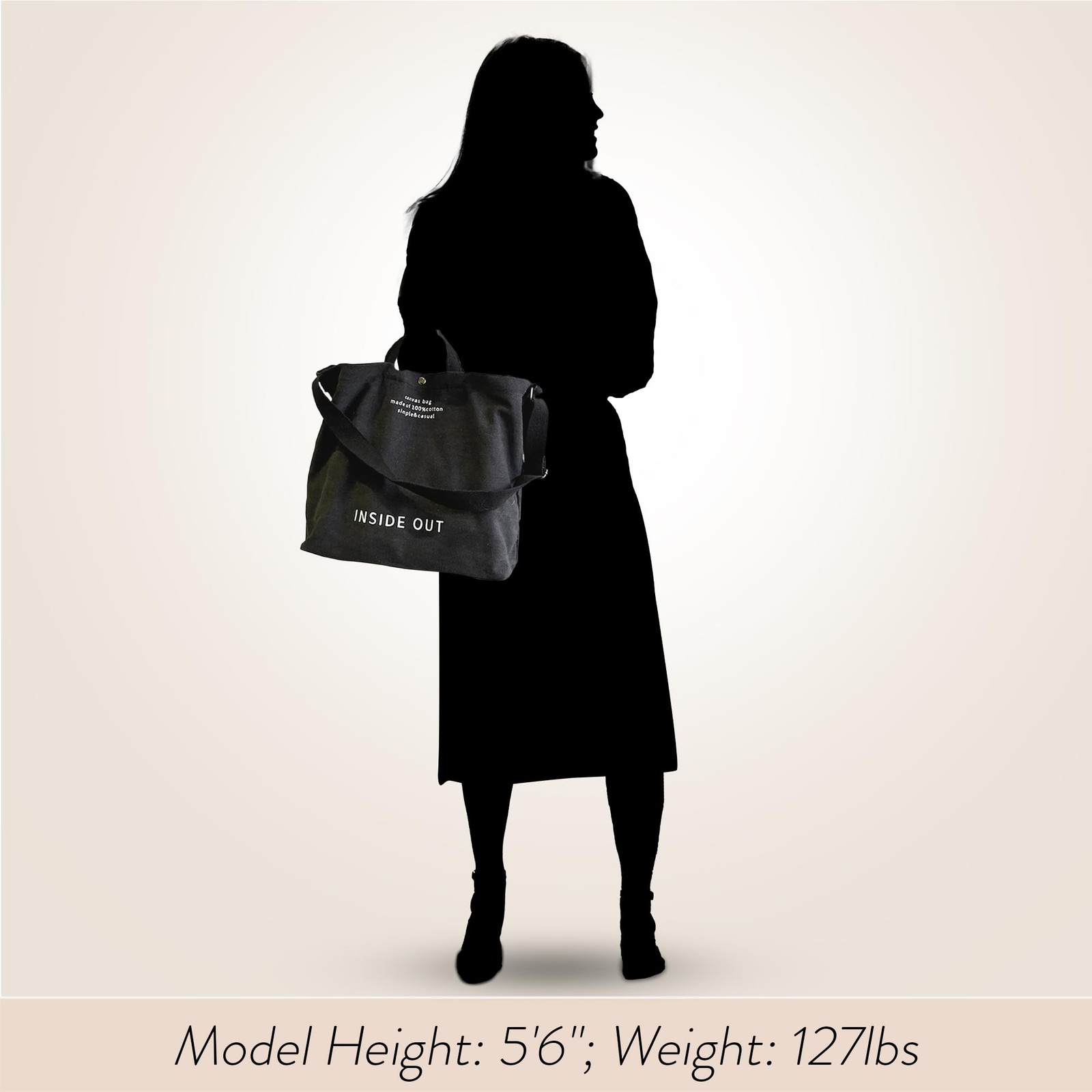 Large Canvas Tote Bag for Women, Fashion Crossbody, Large Capacity Shoulder Bag
