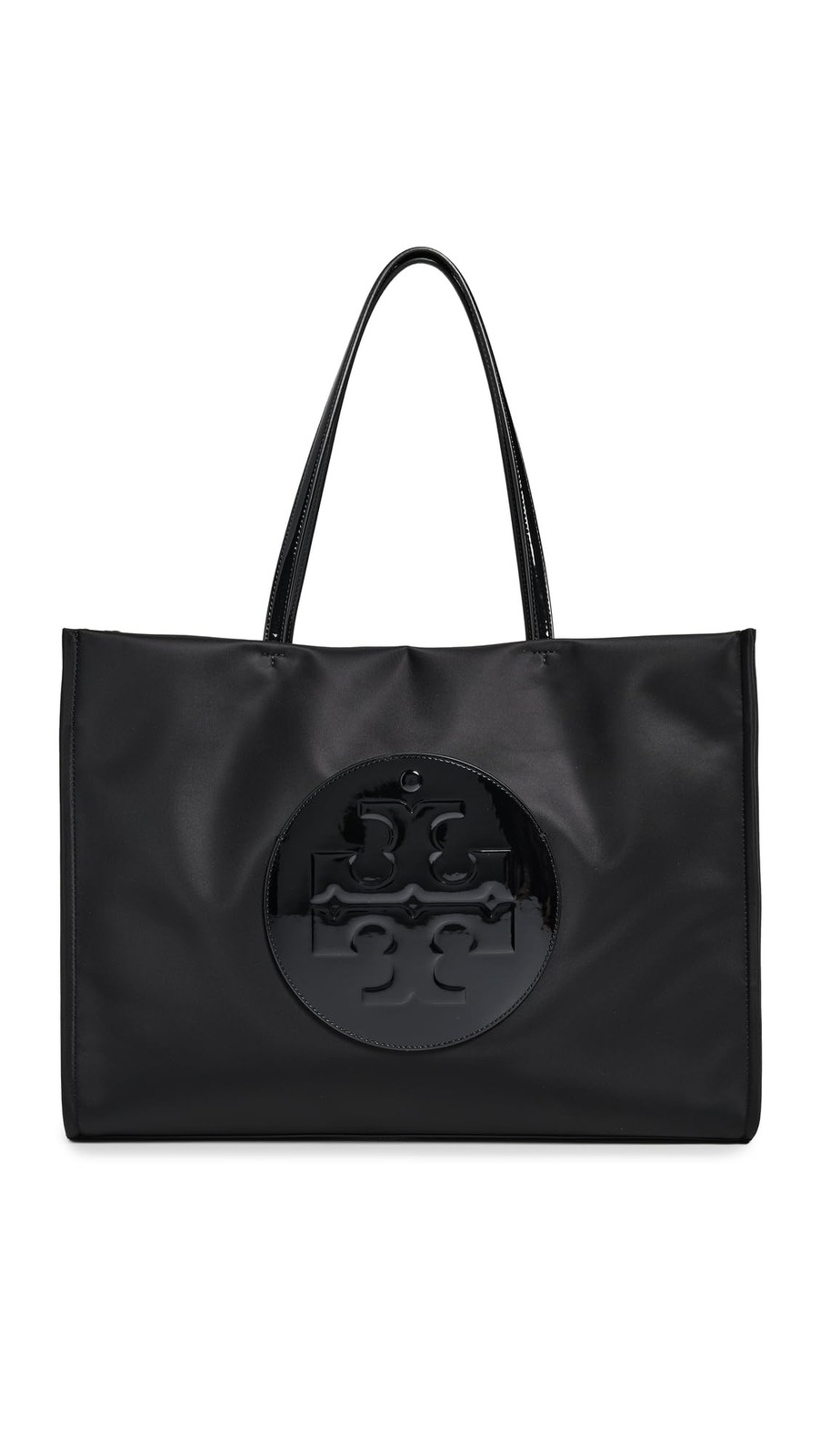 Tory Burch Ella Large Nylon Tote (Black)