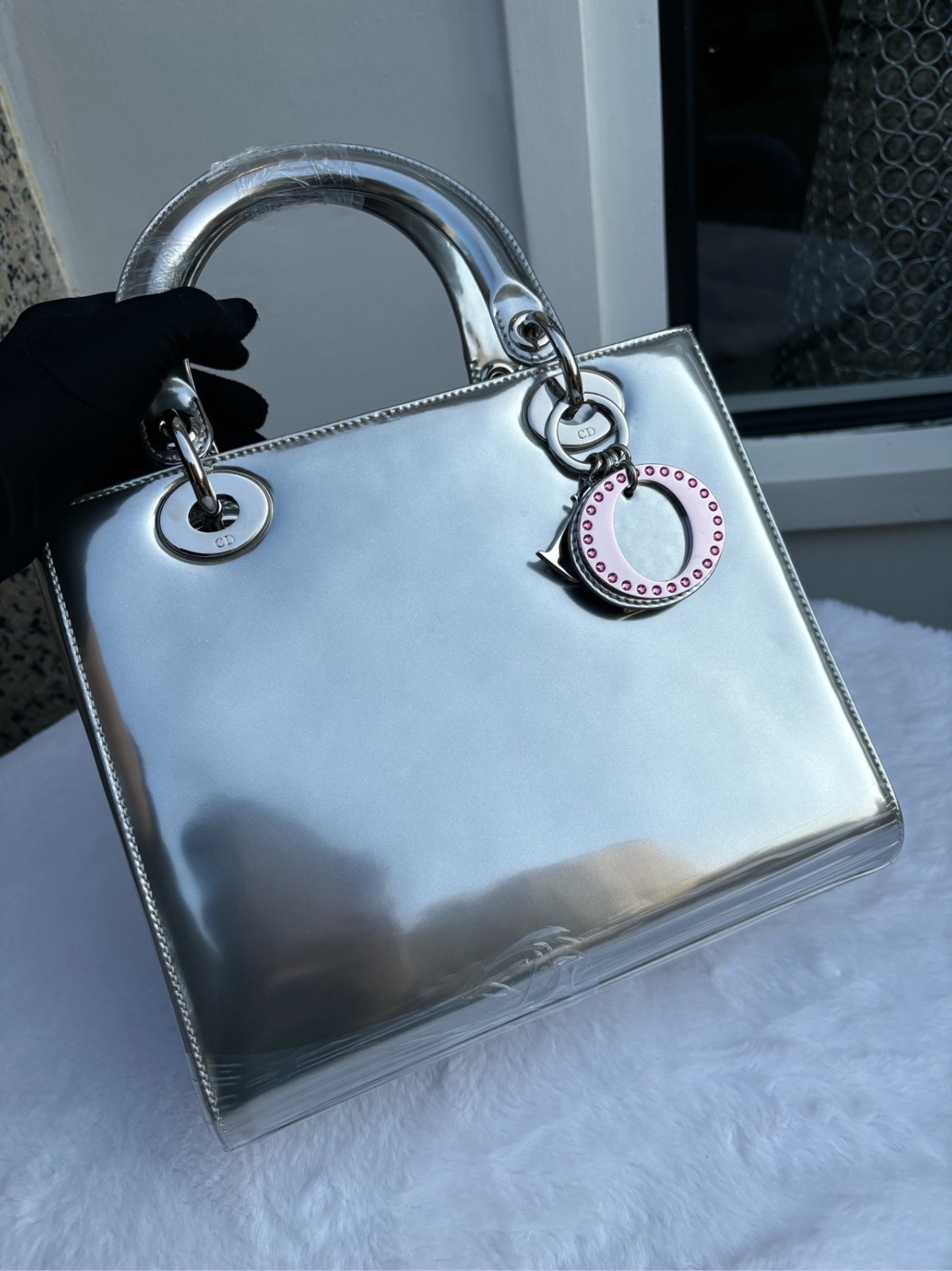 Dior Silver Handbag（24*20）cm