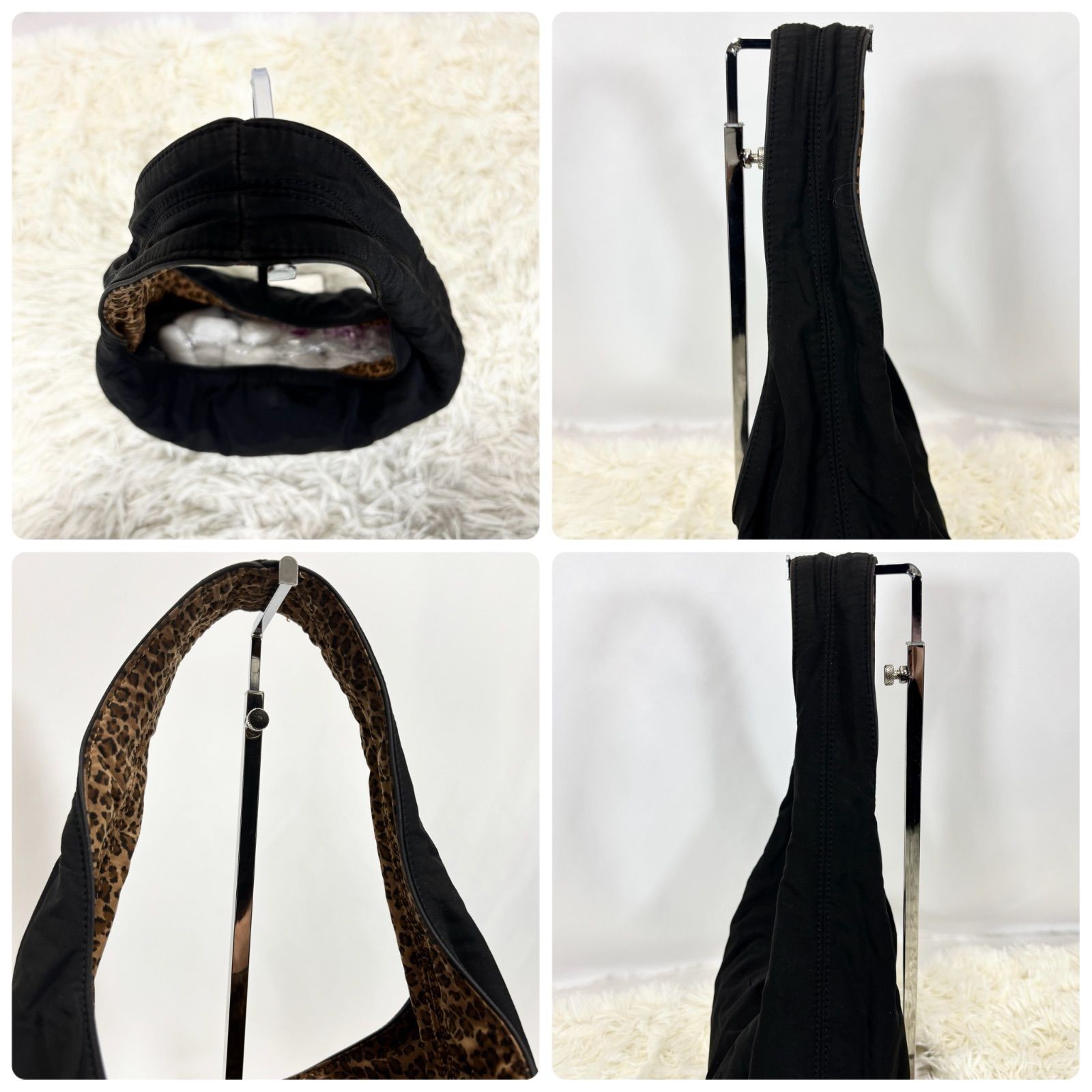 BOTTEGA VENETA Reversible Shoulder Bag Leopard Print With Accessories From Japan