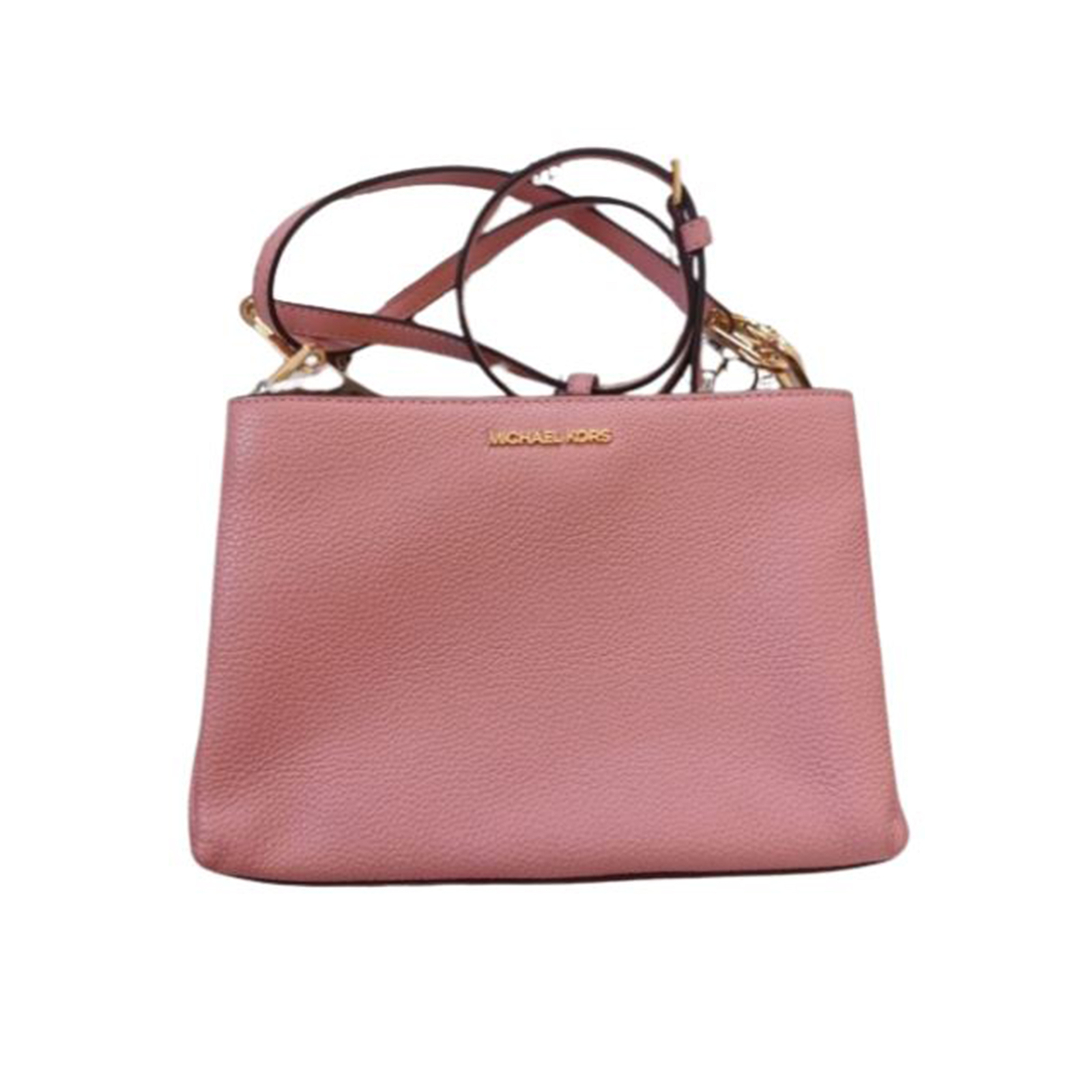 Michael Michael Kors Trisha Medium Pebbled Leather Crossbody Bag 35H1G9TC8L-prim