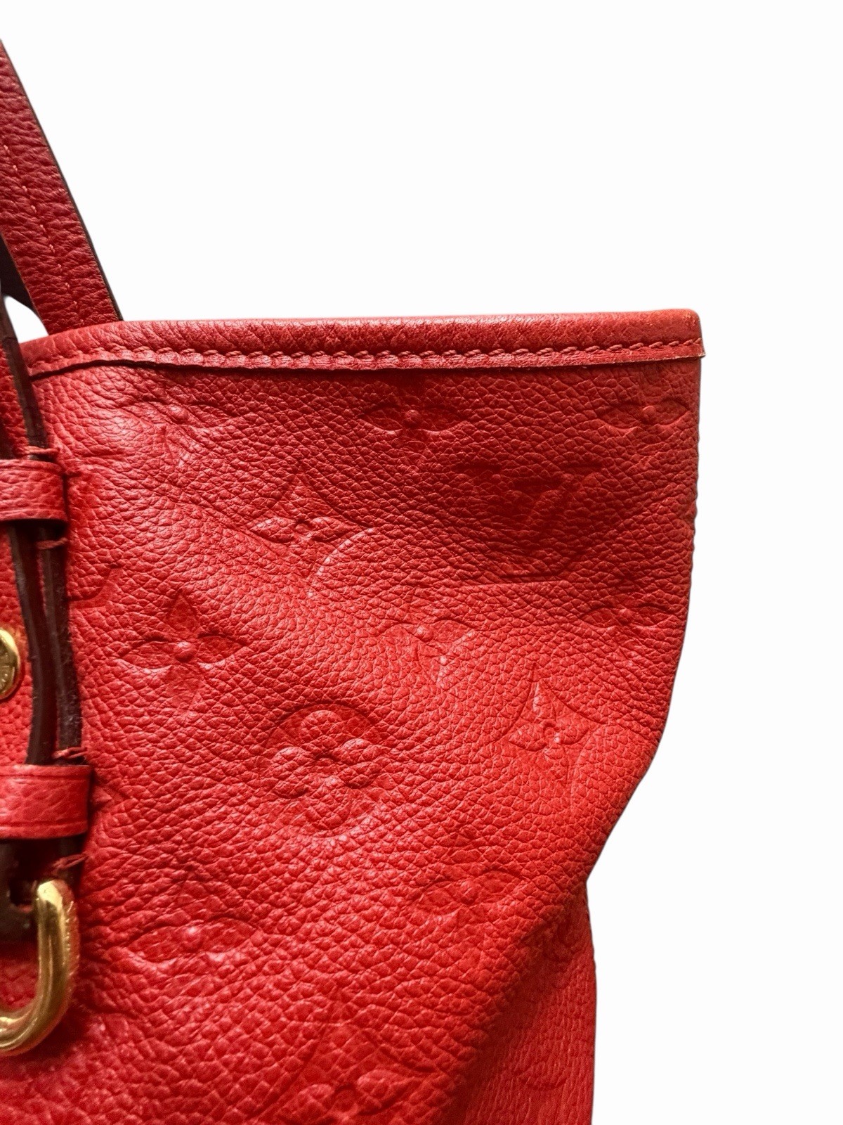 Louis Vuitton Monogram Empreinte Citadine PM Tote Bag Red/Orange