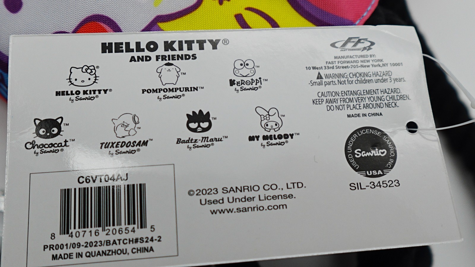 Hello Kitty Friends Tote Bag Cinnamoroll Kuromi My Melody Keroppi Sanrio Handbag