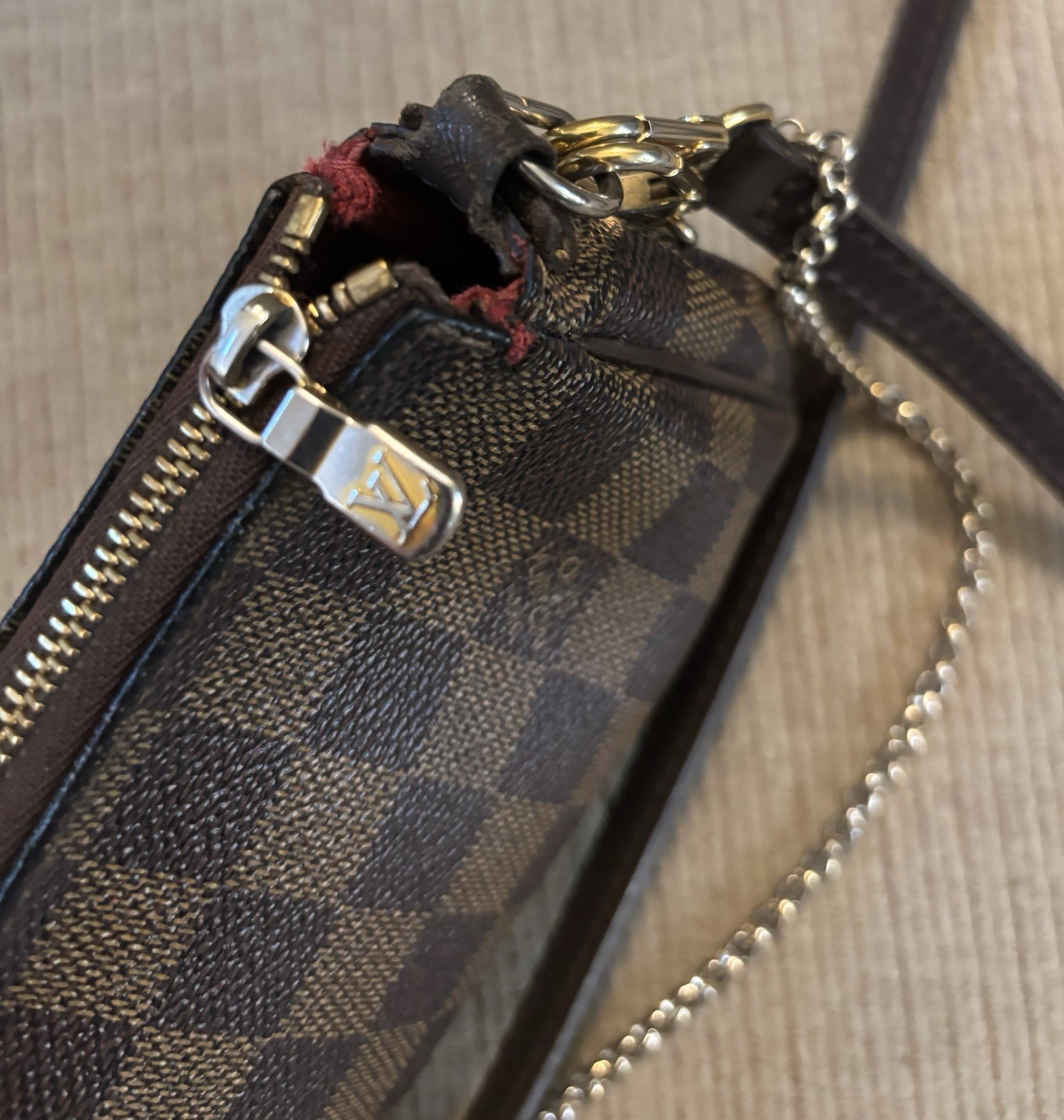 Authentic Louis Vuitton Eva Clutch Damier Ebene – Discontinued US SELLER !